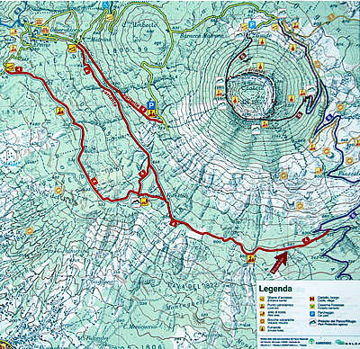 vesuvio mappa