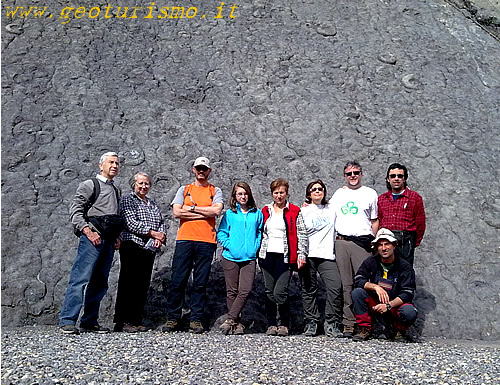 Ammoniti lungo l'itinerario